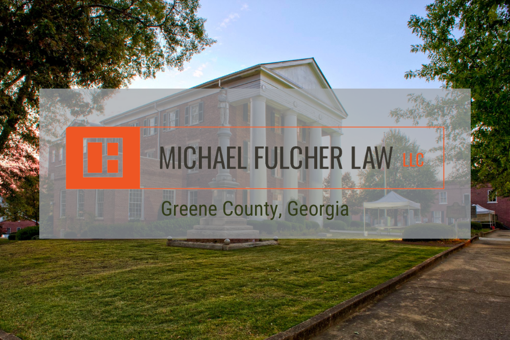 Michael Fulcher Law Criminal lawyer Serving Greene County Georgia